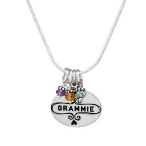 Our h and  stamped Nana Necklace