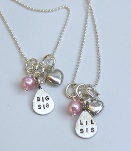 Bis Sis Lil Sis Matching Necklaces