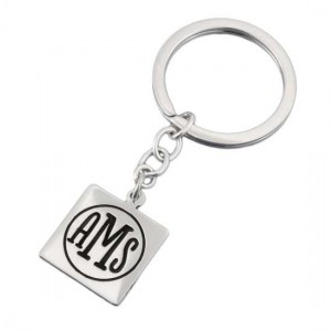Monogram key ring personalized